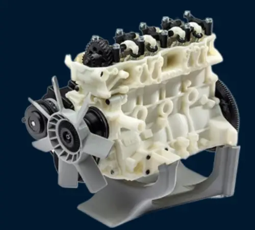 3d printed engine model