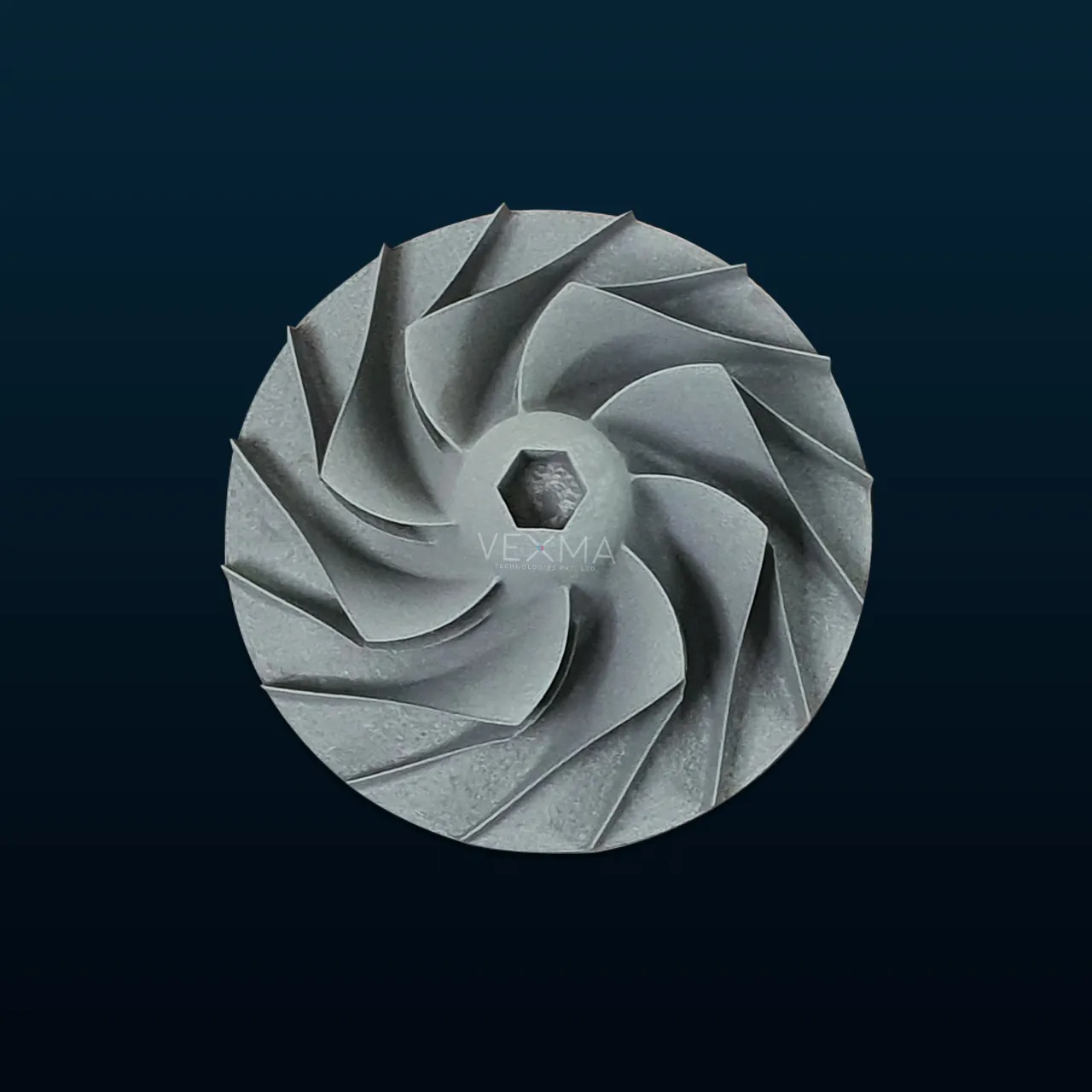 metal 3d printed impeller