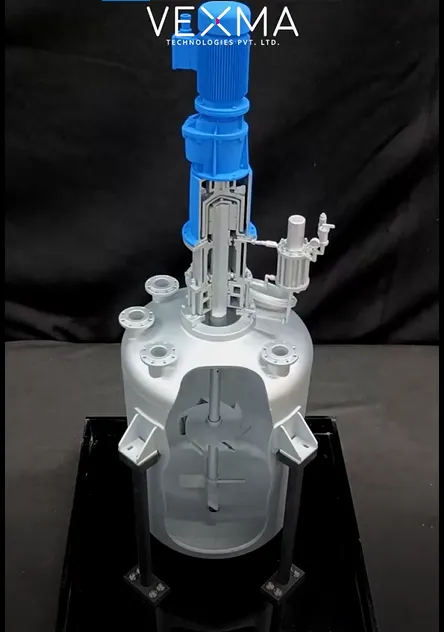 Vertical storage tank model