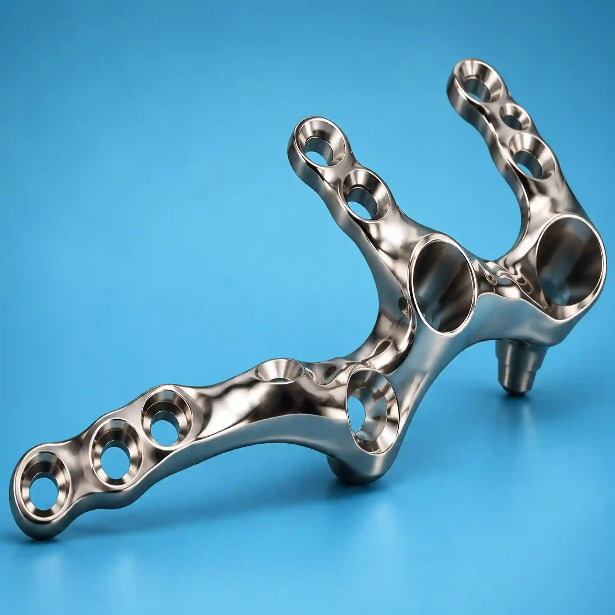 Maxillofacial titanium implant case study image